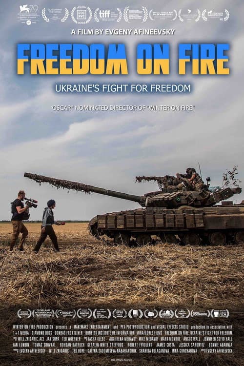 Poster for Freedom on Fire: Ukraine's Fight for Freedom