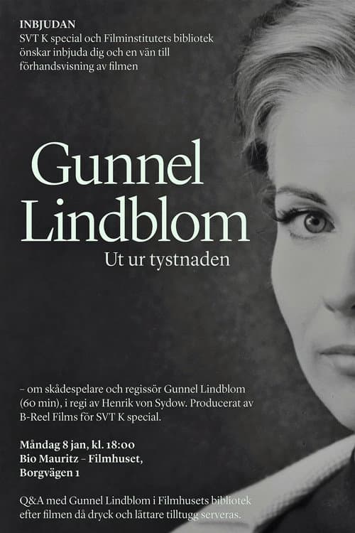 Poster for Gunnel Lindblom: Ut ur tystnaden