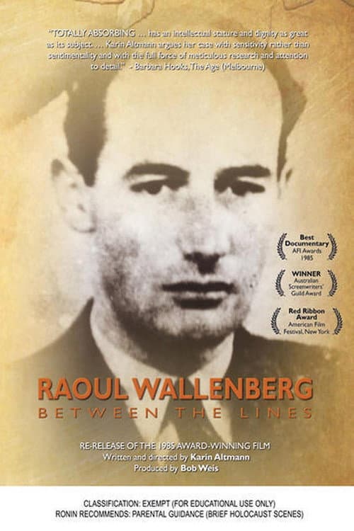 Poster for Raoul Wallenberg: Between The Lines