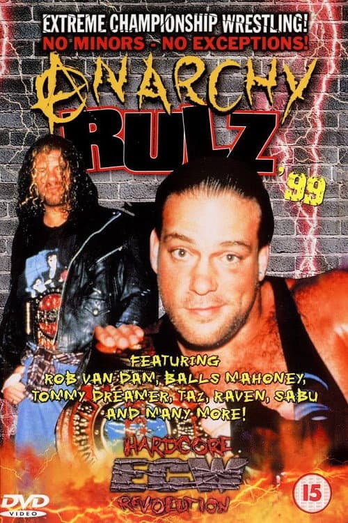 Poster for ECW Anarchy Rulz 1999