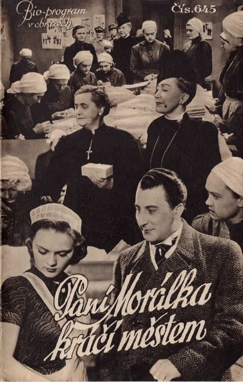 Poster for Paní Morálka kráčí městem