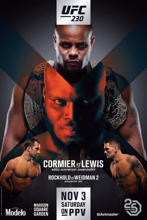 Poster for UFC 230: Cormier vs. Lewis