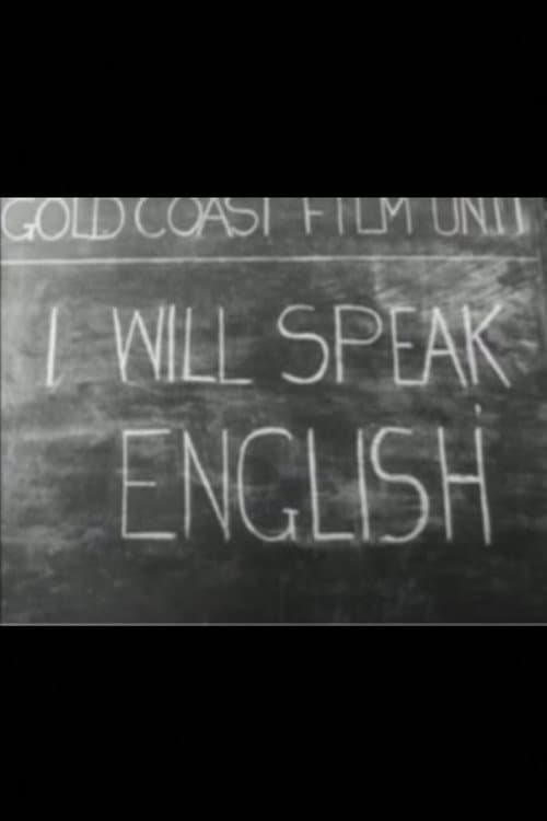 Poster for I Will Speak English