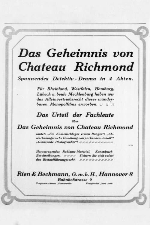 Постер до фільму «Das Geheimnis von Chateau Richmond»