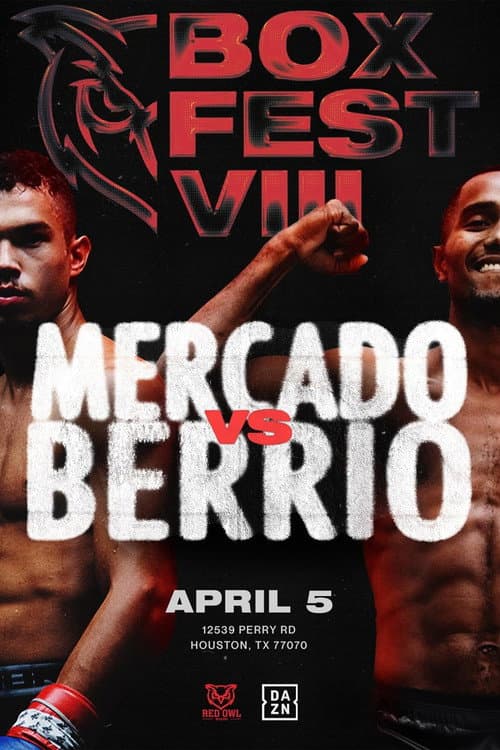 Poster for Ernesto Mercado vs. Deiner Berrio