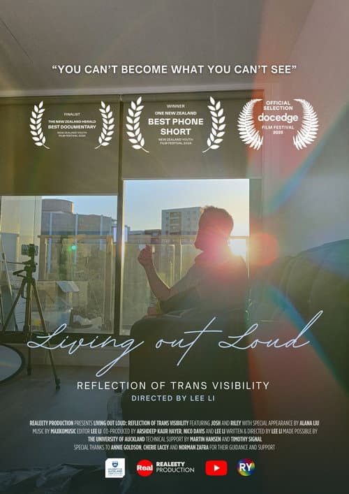 Poster for Living Out Loud: Reflection of Trans Visibility