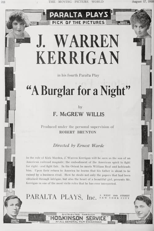 Poster for A Burglar for a Night