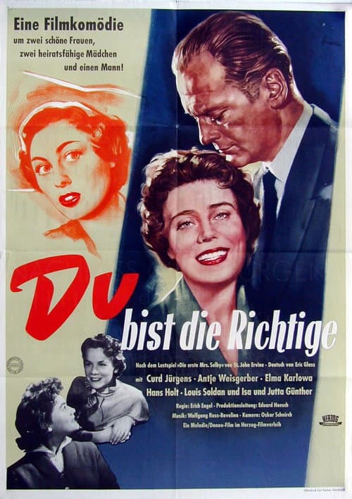 Poster for Du bist die Richtige