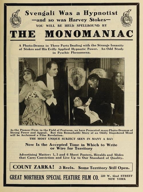Poster for The Monomaniac