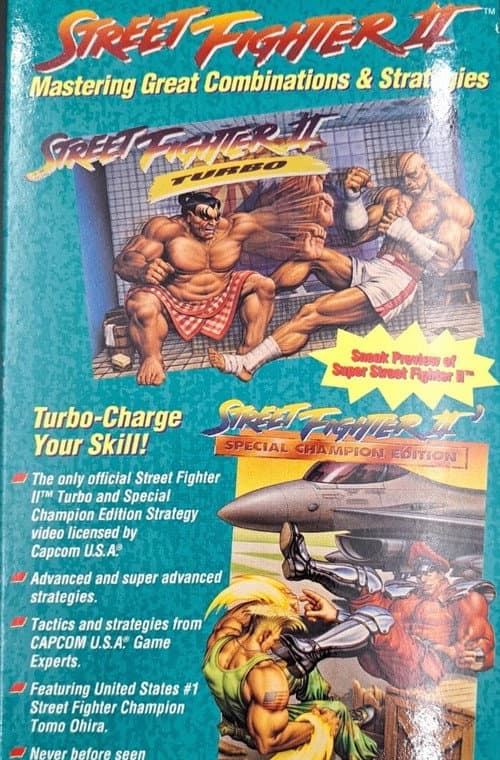 Poster for Street Fighter II: Mastering Great Combinations and Strategies