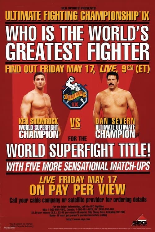 Poster for UFC 9: Motor City Madness