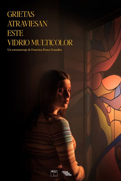 Poster for Cracks run through this multicolored glass