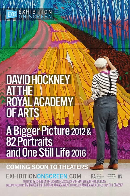 Poster for David Hockney at the Royal Academy of Arts