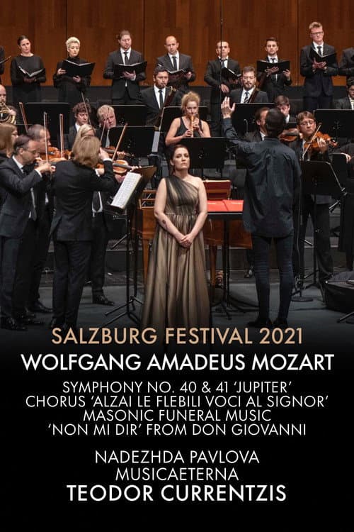Poster for Salzburg Festival 2021: Currentzis conducts Mozart