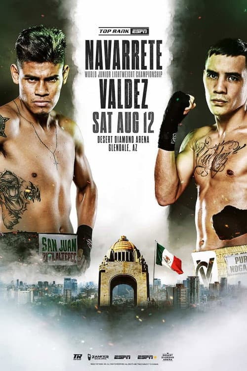 Poster for Made in Mexico: Navarrete vs. Valdez
