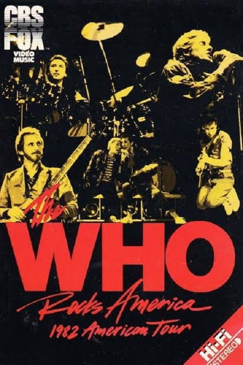 Poster for The Who Rocks America 1982