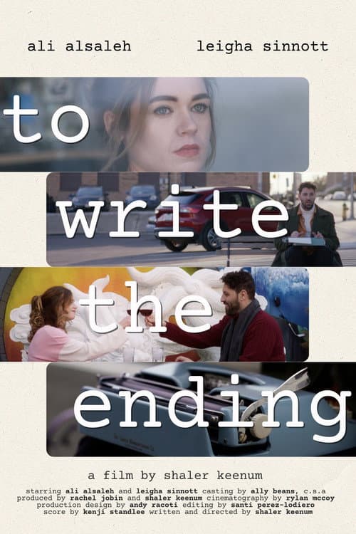 Poster for to write the ending
