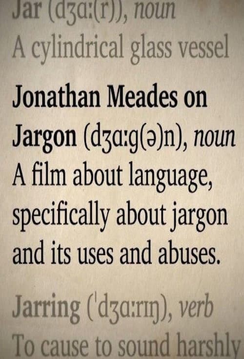 Poster for Jonathan Meades on Jargon