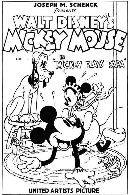 Poster for Mickey Plays Papa