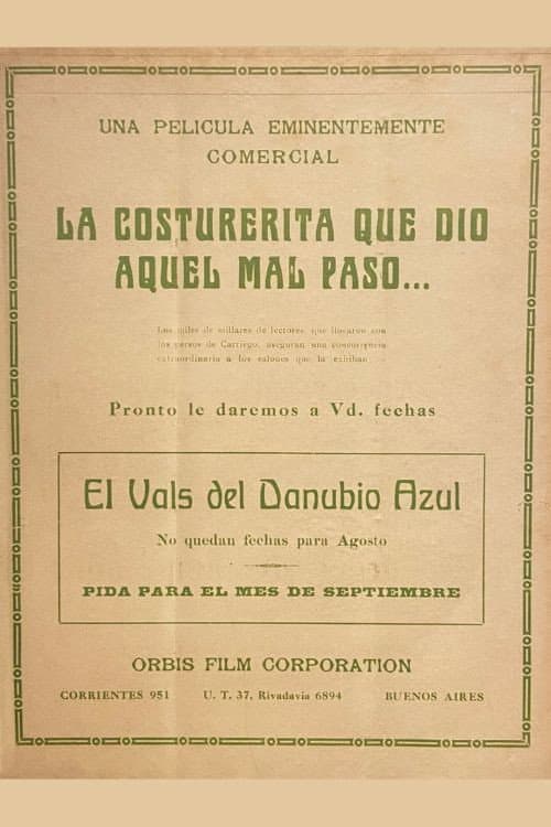 Poster for La costurerita que dio aquel mal paso