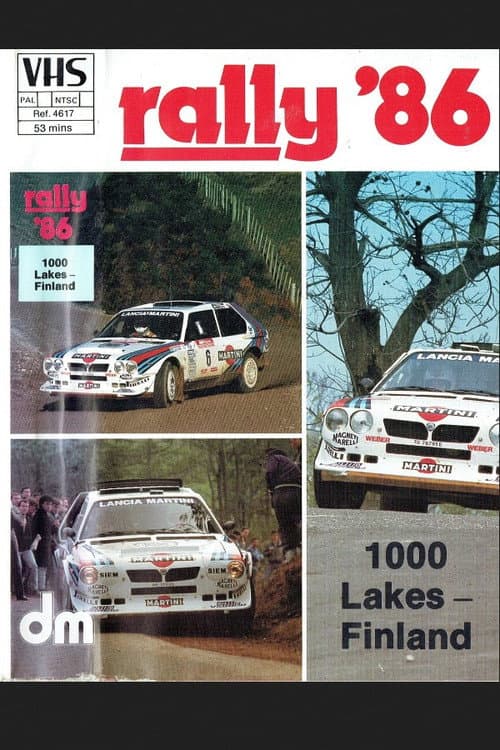 Poster for 1000 Lakes Rally 1986