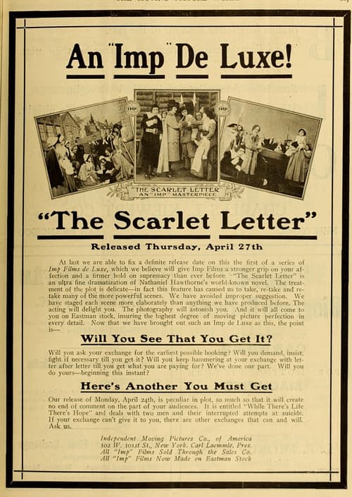 Poster for The Scarlet Letter