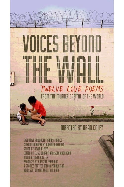 Poster for Voices Beyond The Wall: Twelve Love Poems From The Murder Capital Of The World
