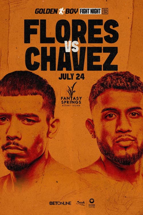 Poster for Manuel Flores vs. Jorge Chavez