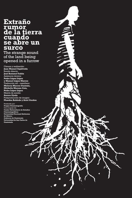 Poster for The strange sound of the land being opened in a furrow
