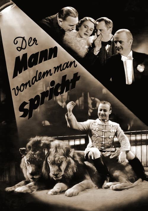 Poster for The Man Who is Talked About