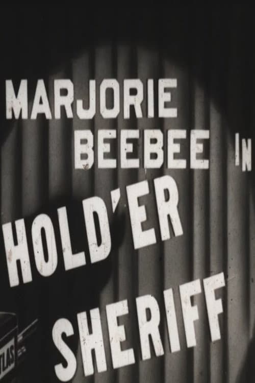 Poster for Hold 'er Sheriff
