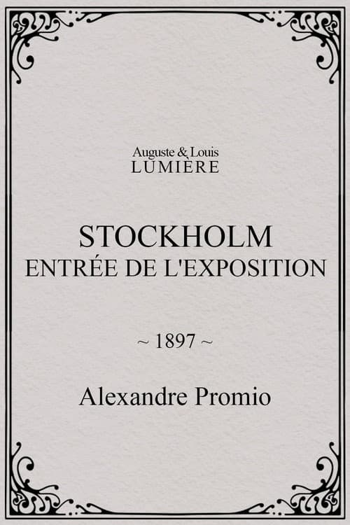 Poster for Stockholm, entrée de l'exposition