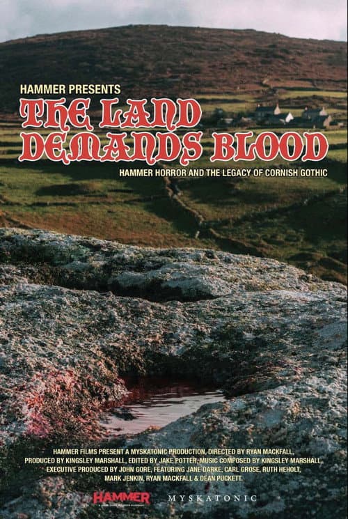 Poster for The Land Demands Blood: Hammer Horror and the Legacy of Cornish Gothic
