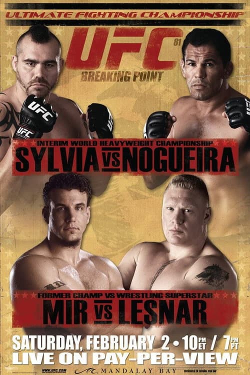Poster for UFC 81: Breaking Point