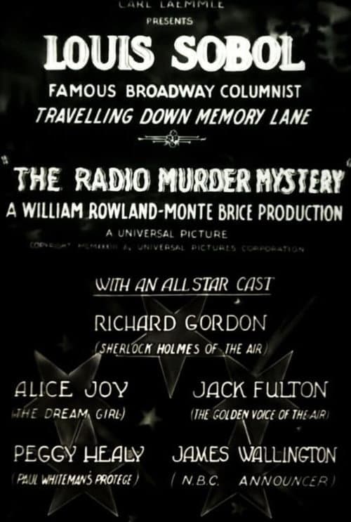 Poster for The Radio Murder Mystery