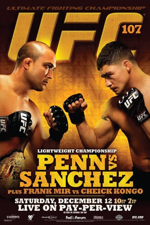 Poster for UFC 107: Penn vs. Sanchez