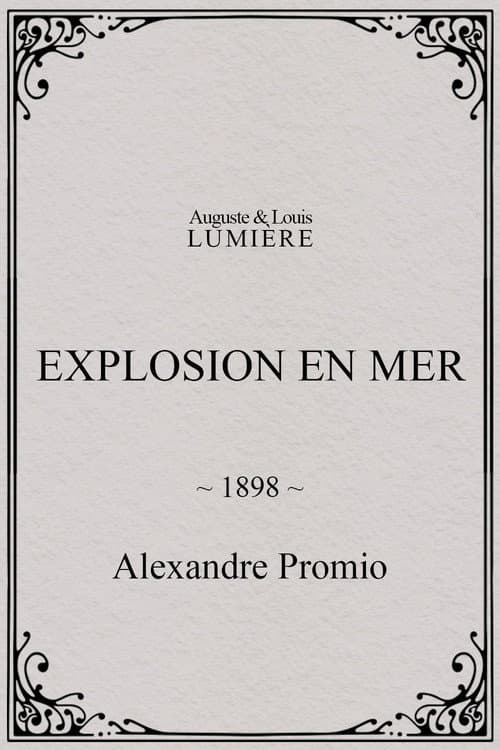 Poster for Explosion en mer