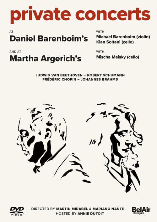Poster for Concerts Privés chez Martha Argerich et Daniel Barenboim