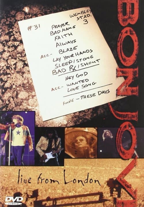 Poster for Bon Jovi - Live from London