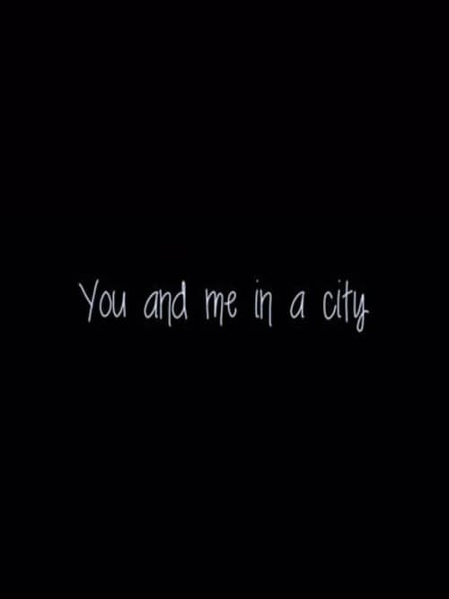 Poster for You & Me in a City