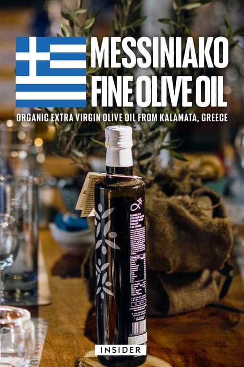Poster for Food Insider: Messiniako Organic Extra-Virgin Olive Oil from Kalamata, Greece