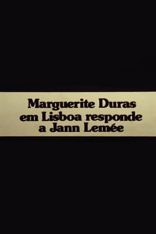 Poster for Mulher a Mulher: Interview with Marguerite Duras by Yann Lemée
