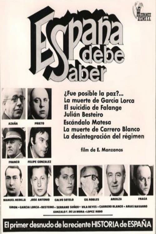 Poster for España debe saber