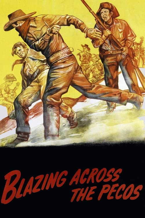 Poster for Blazing Across the Pecos