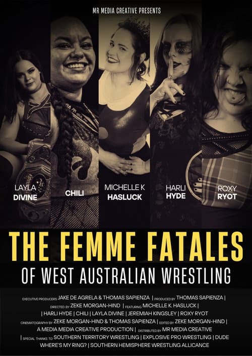 Poster for The Femme Fatales of West Australian Wrestling