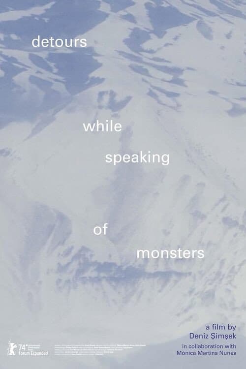 Poster for detours while speaking of monsters
