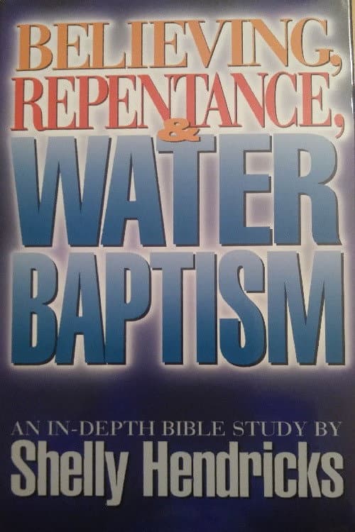 Poster for Believing, Repentance & Water Baptism