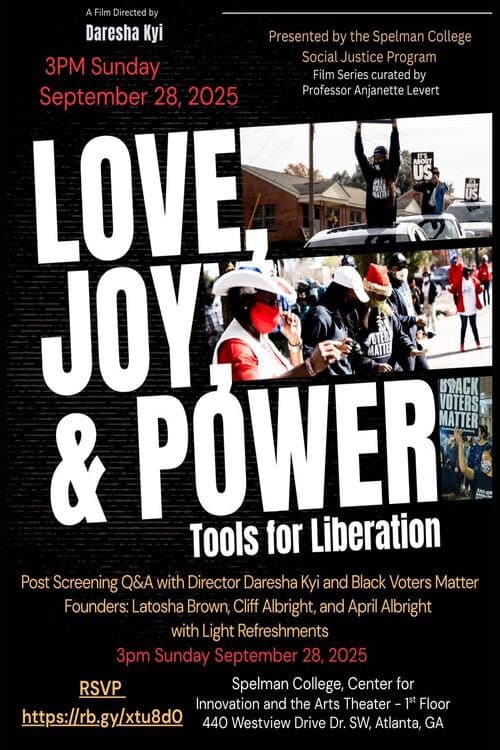Poster for Love, Joy & Power: Tools for Liberation