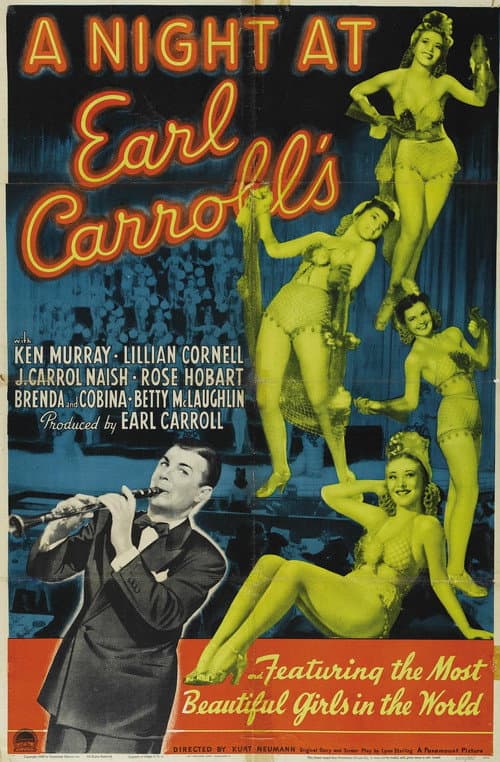 Poster for A Night at Earl Carroll's