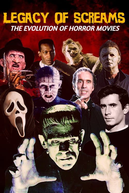 Poster for Legacy of Screams: The Evolution of Horror Movies